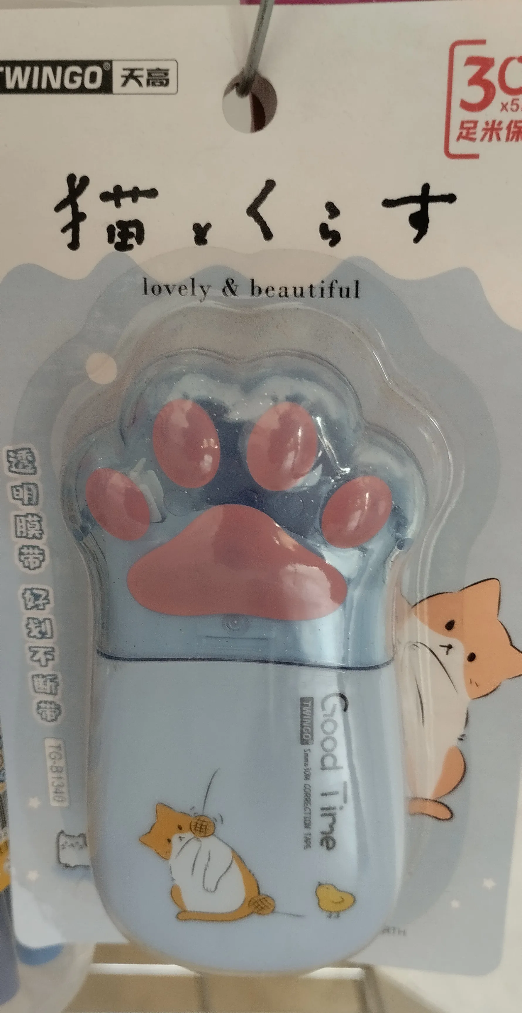 CORRECTOR EN CINTA PATA DE GATO 30MTS