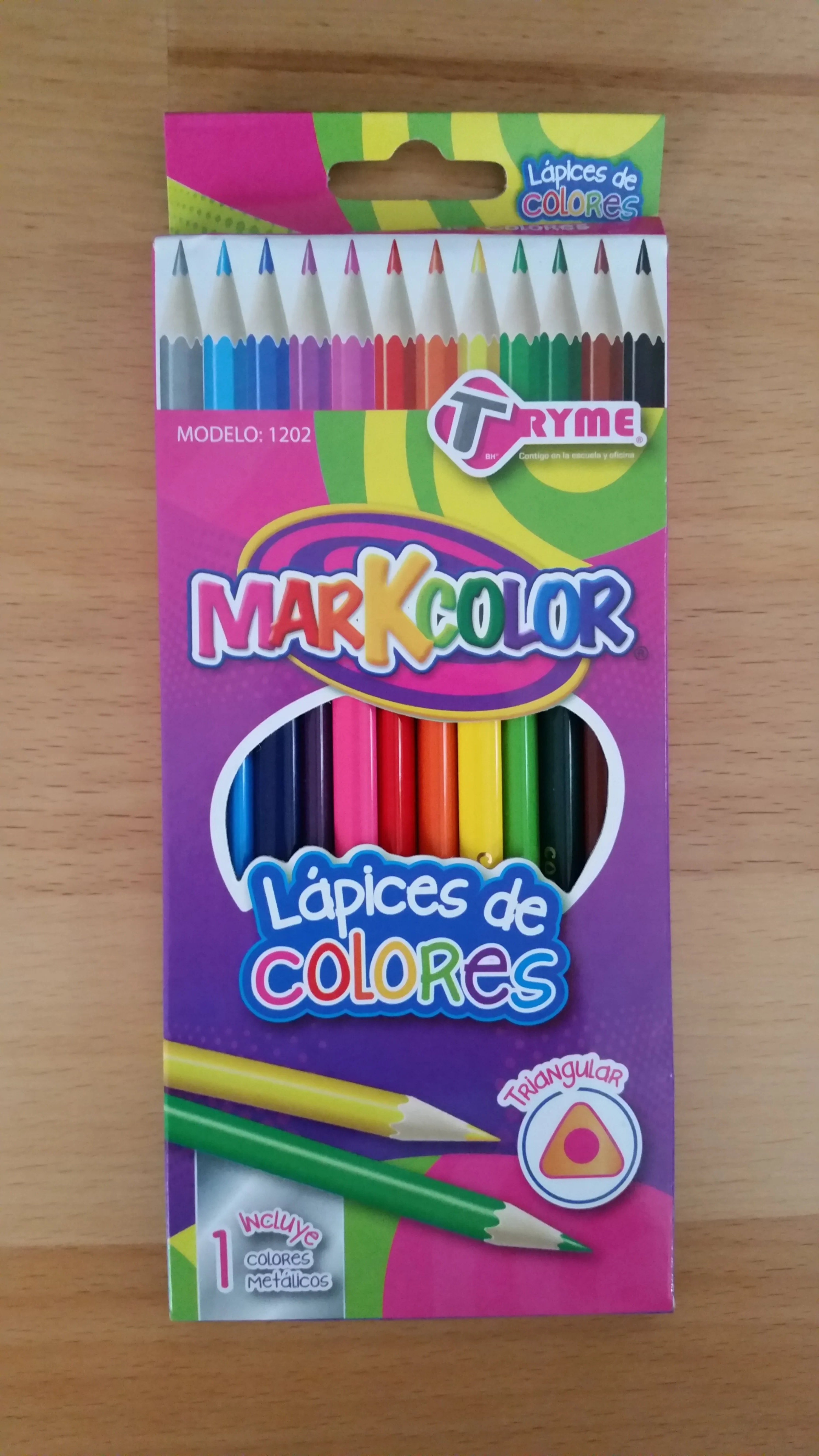 COLORES MARKCOLOR TRYME CON 12 PIEZAS