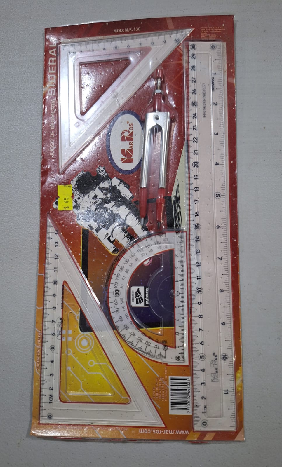 JUEGO DE GEOMETRÍA MARROS MEDIANO