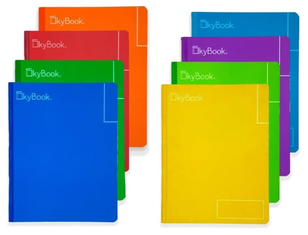 CUADERNO SKYBOOK COSIDO PROFESIONAL BLANCO