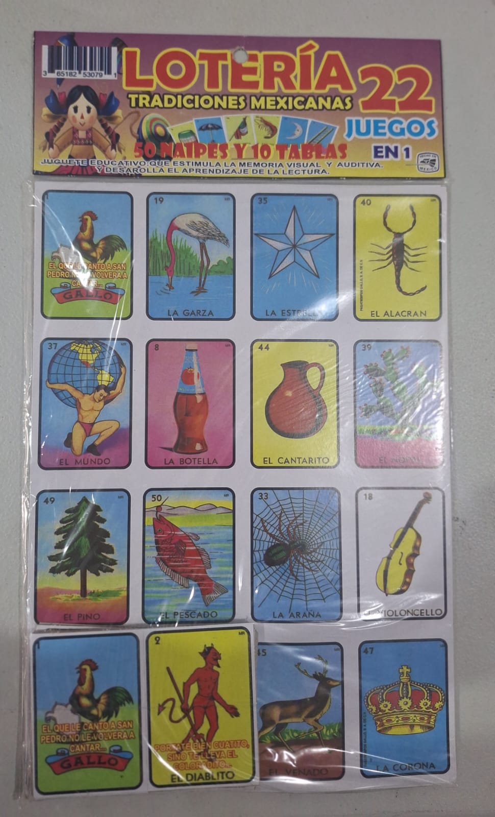 LOTERIA MEDIANA 22 EN 1