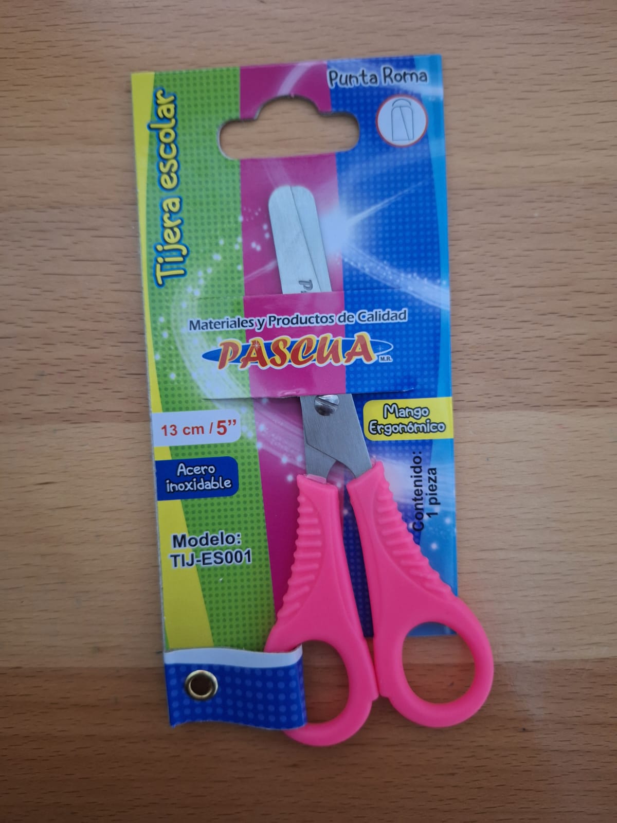 TIJERA PASCUA ESCOLAR PUNTA ROMA 5"