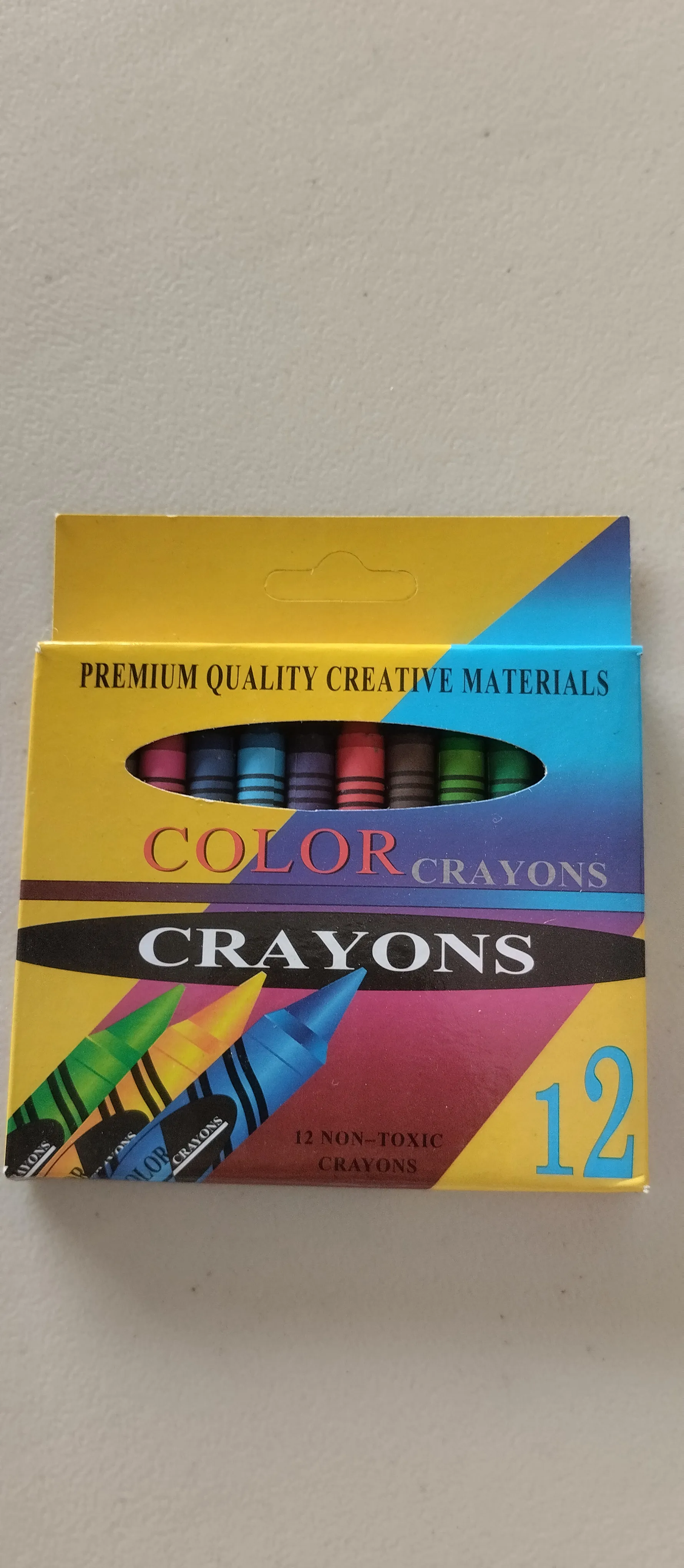 CRAYOLAS DE 12 PIEZAS