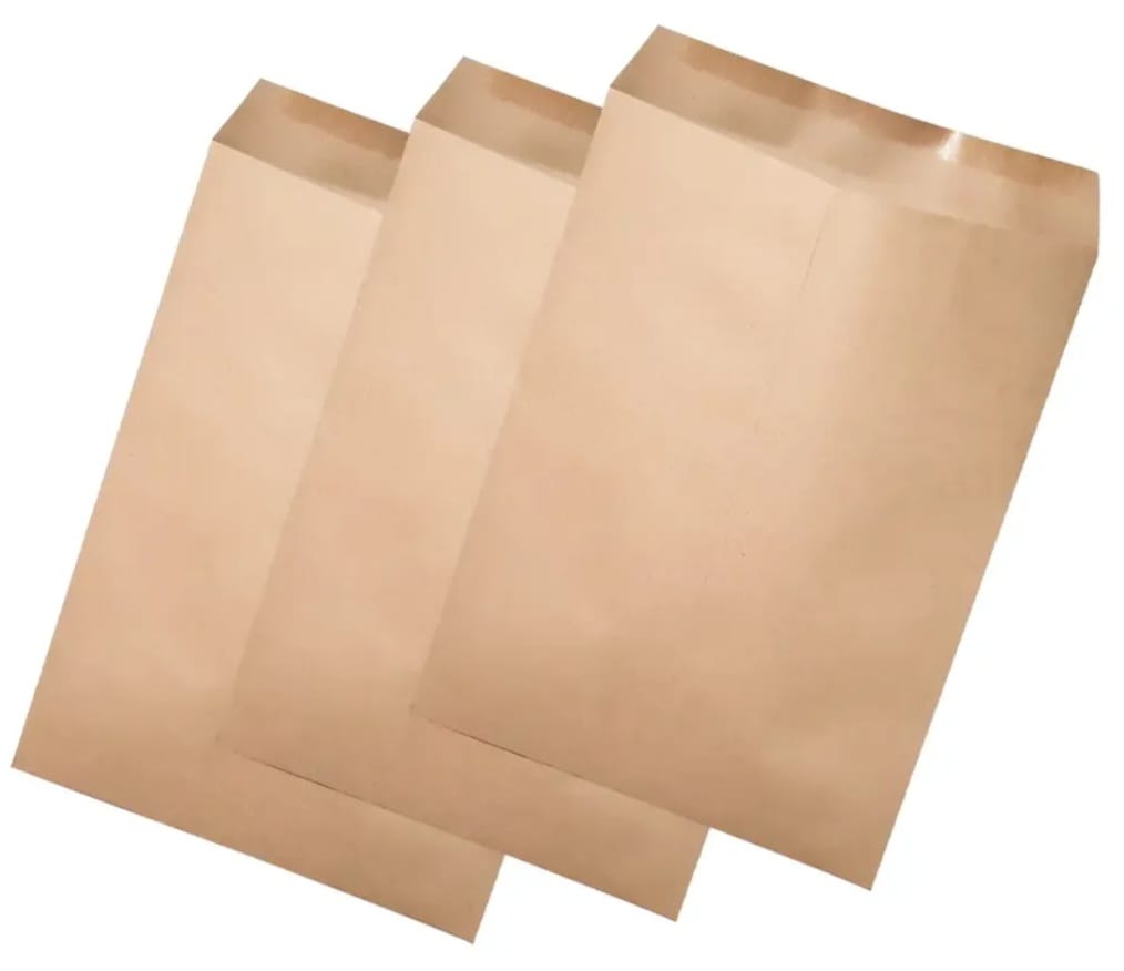 SOBRE BOLSA TAMAÑO CARTA MARRON CLARO
