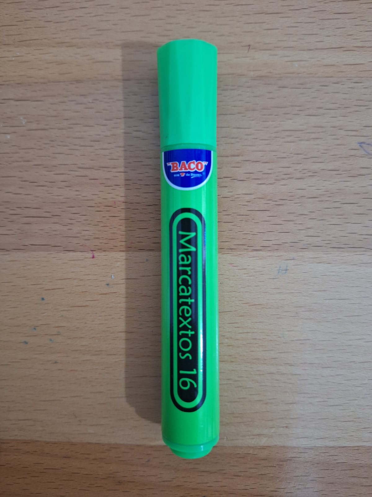 MARCATEXTO BACO GRUESO VERDE 