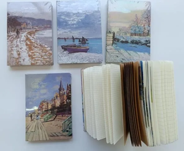 LIBRETA CLAUDE MONET CON PAPEL CRAFT