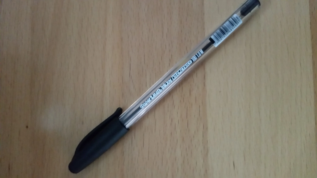 BOLIGRAFO KILOMETRICO PAPERMATE MEDIANO NEGRO