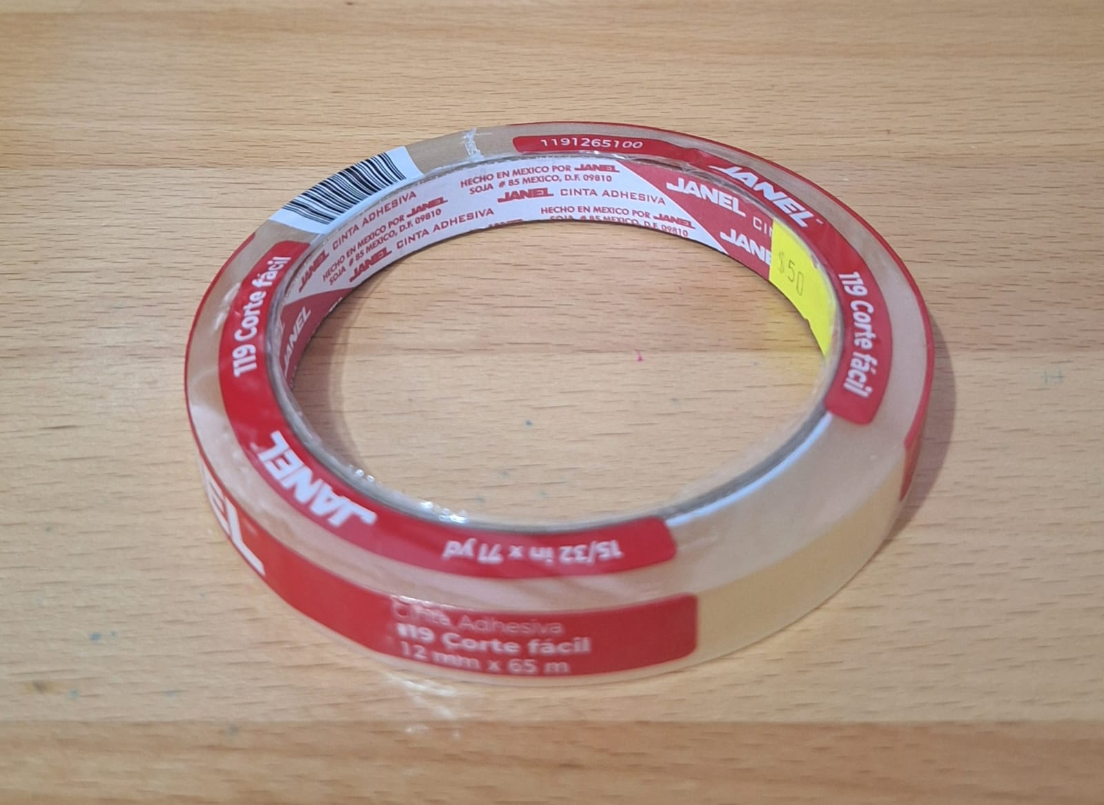 CINTA ADHESIVA 12MM X 65M  JANEL