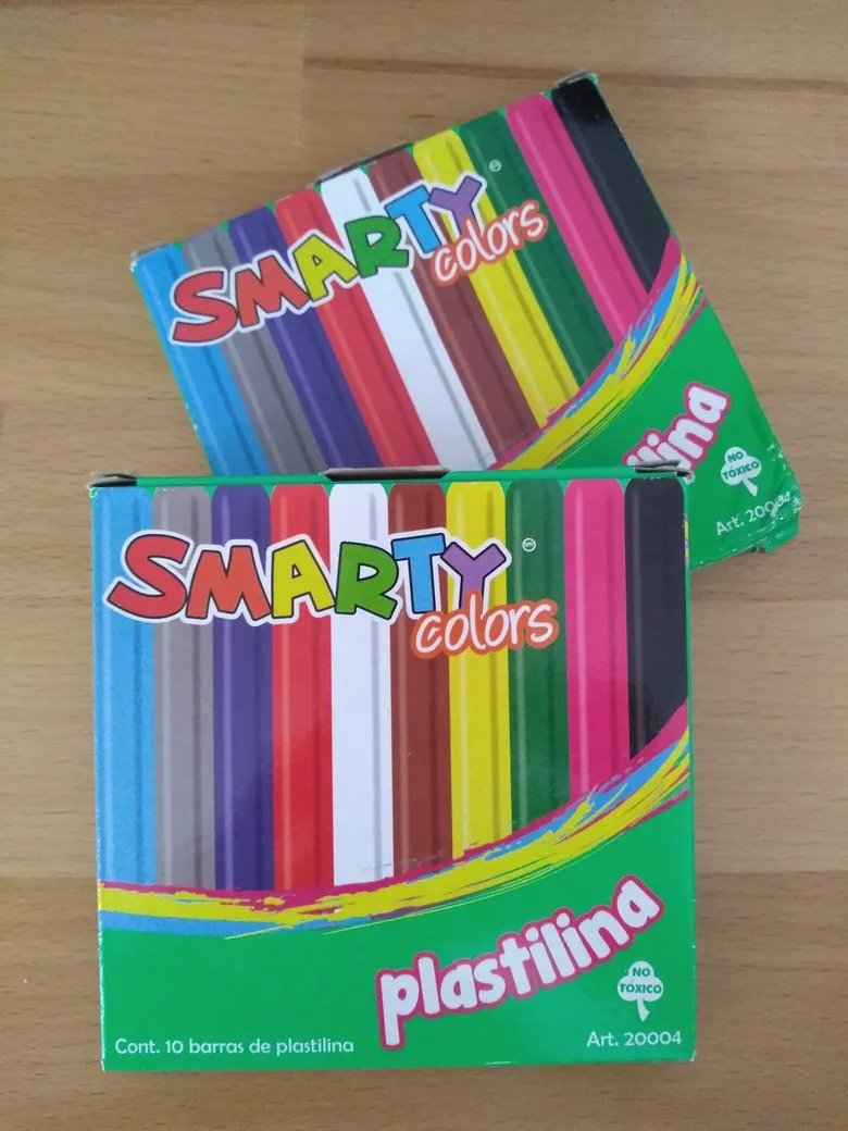 PLASTILINA CAJA 10 BARRAS 20004 3/6 SMARTY