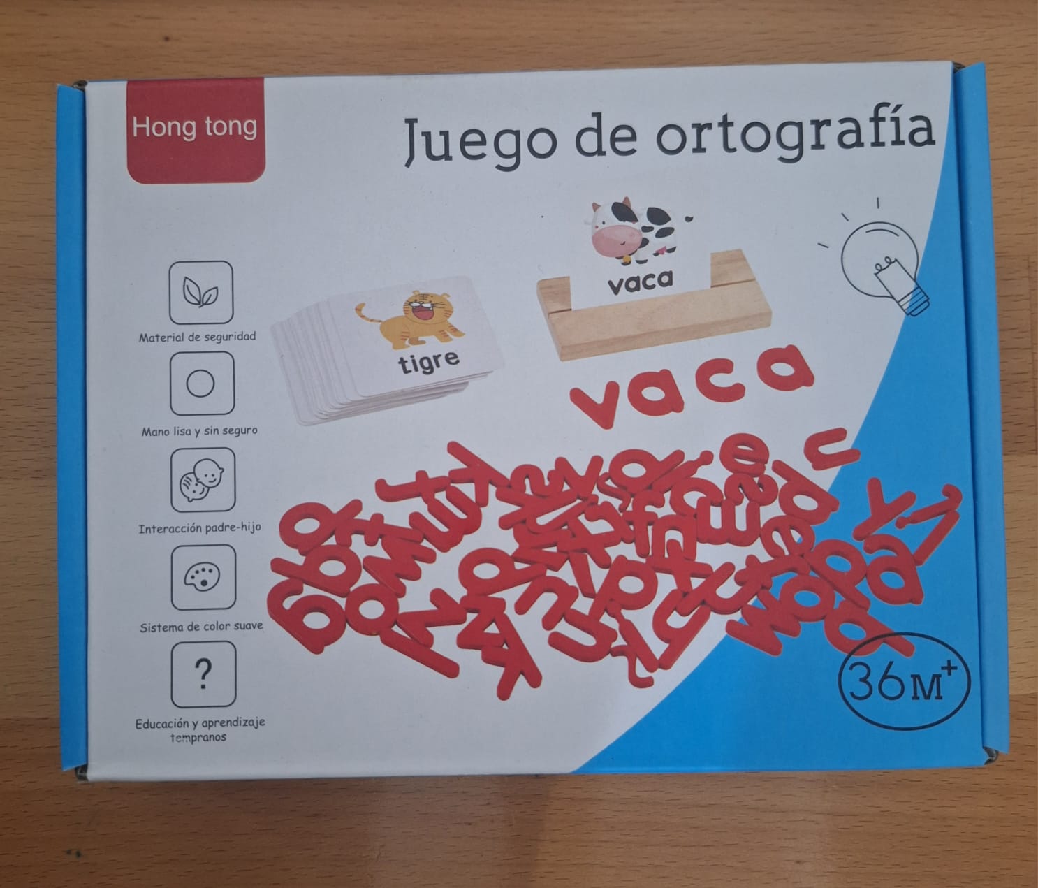 JUEGO DE ORTOGRAFIA MADERA HONG TONG
