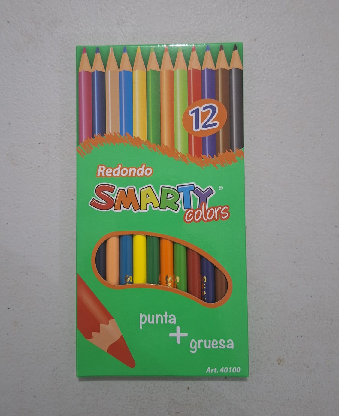 LAPICES DE COLOR REDONDO SMARTY CON 12 PIEZAS