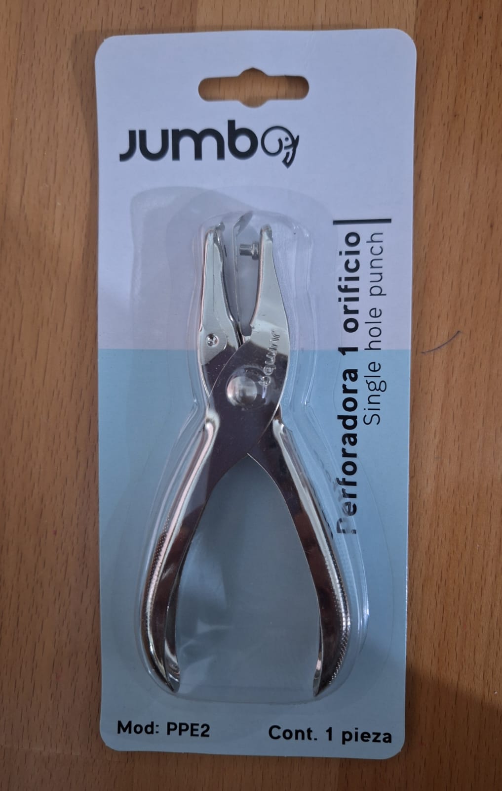 PERFORADORA JUMBO 1 ORIFICIO 3MM 1/8"