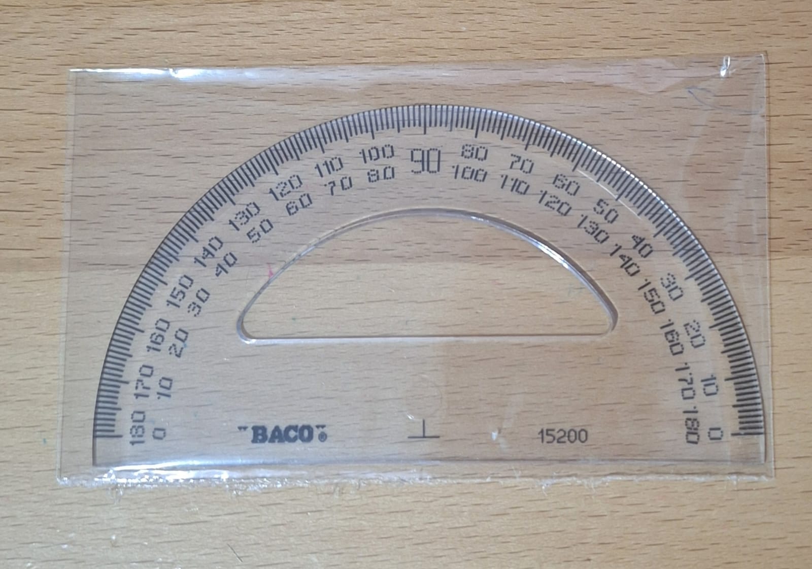 TRANSPORTADOR BACO 180° 12 CM 
