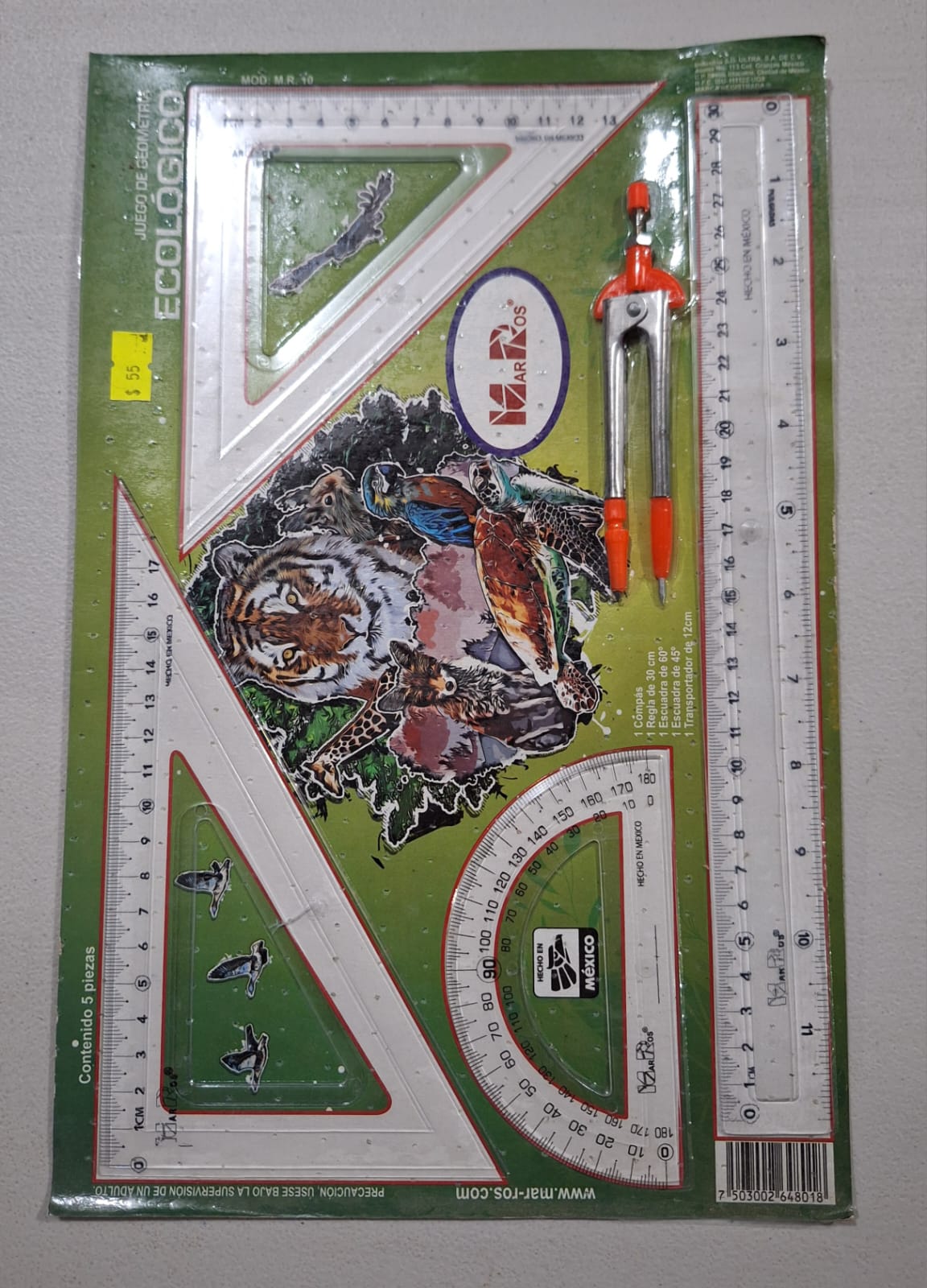 JUEGO DE GEOMETRÍA MARROS GRANDE