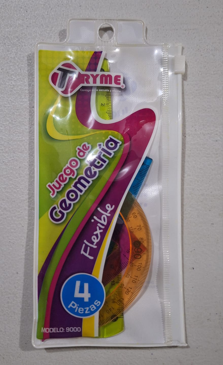 MINI JUEGO DE GEOMETRIA FLEXIBLE TRYME