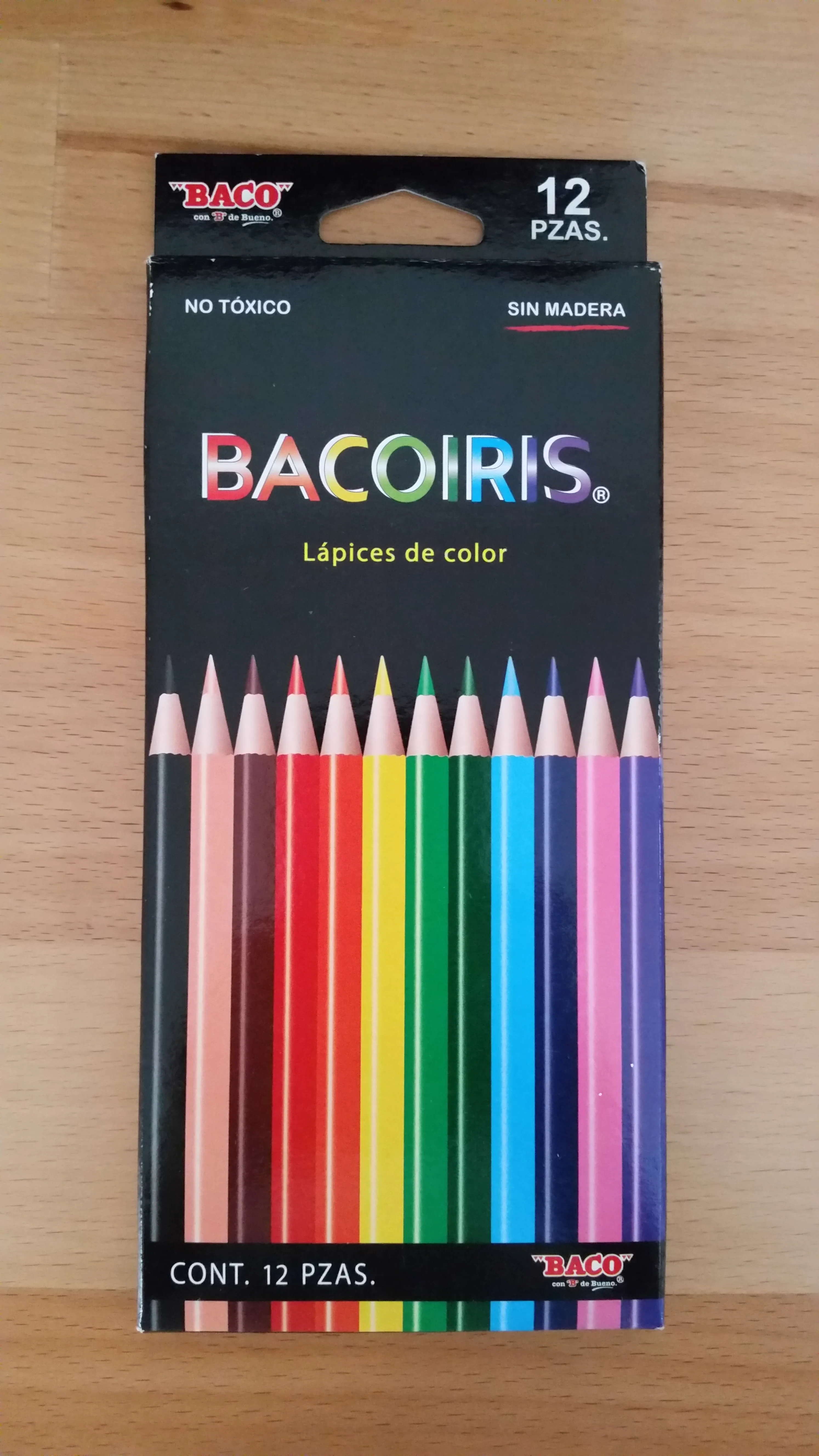 COLORES BACOIRIS BACO CON 12 PIEZAS