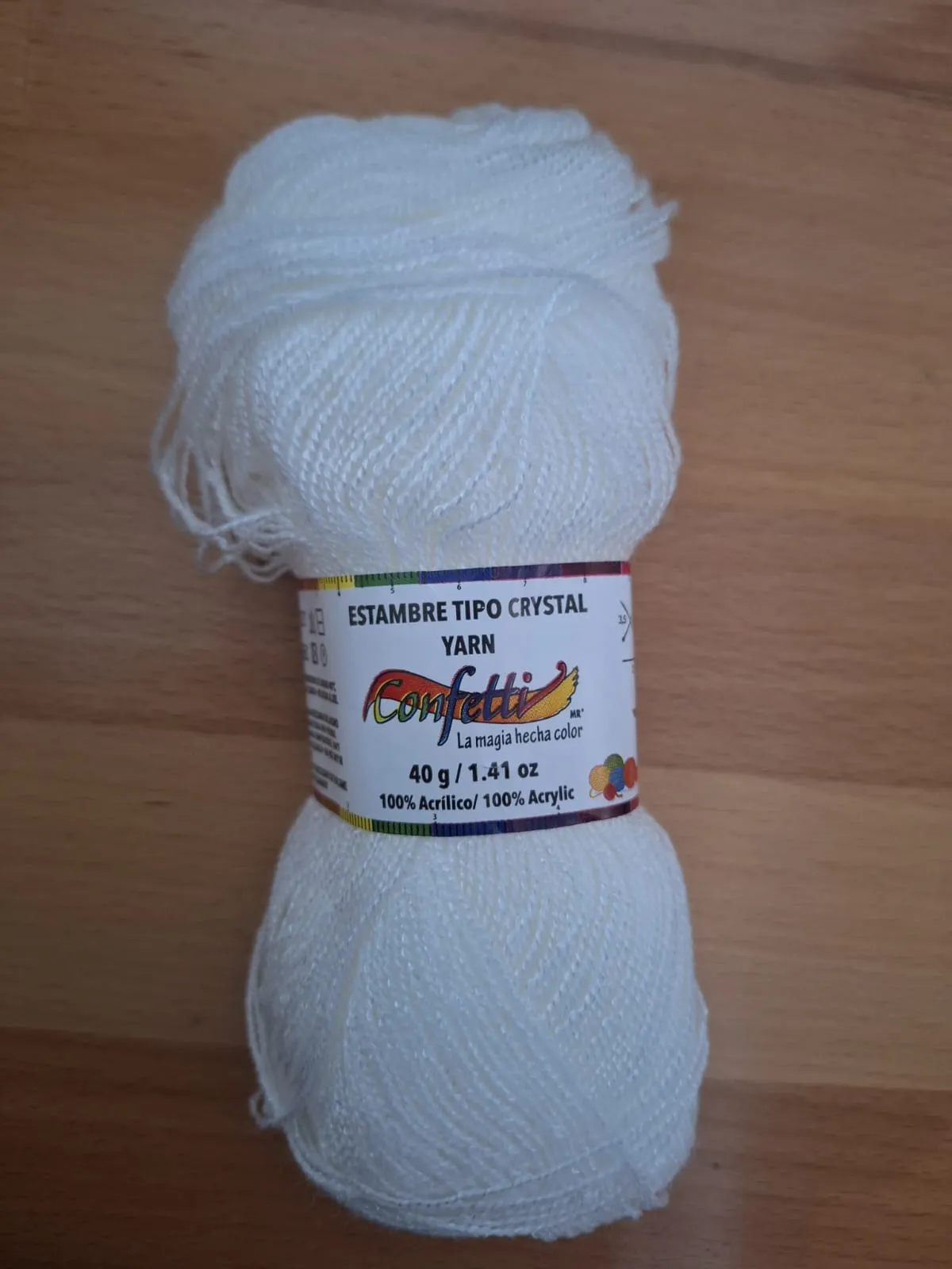 ESTAMBRE CRYSTAL 40 GRAMOS