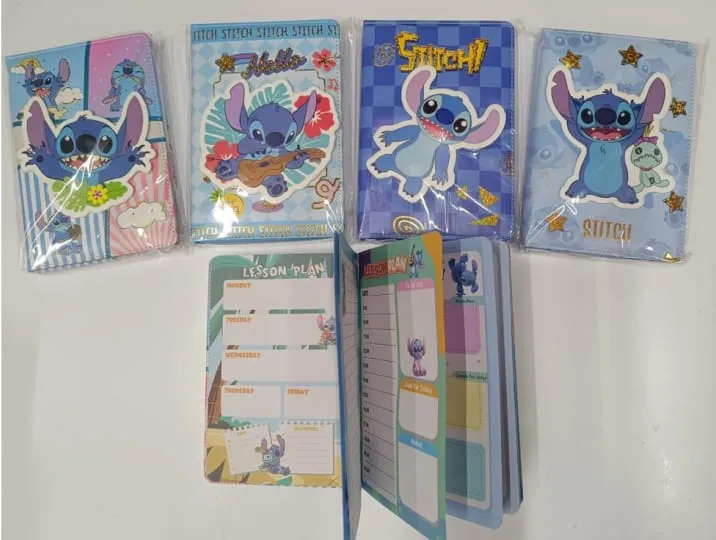 LIBRETA STICH TIPO ORGANIZADOR ACOLCHONADO GIRATORIA