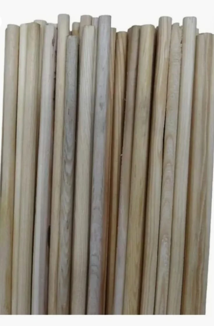 PALO DE MADERA REDONDO 6MM X 45CM