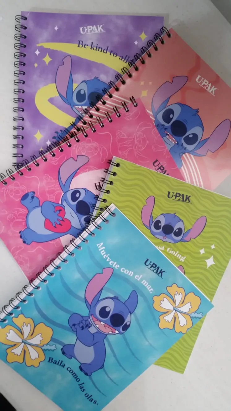 CUADERNO STITCH RAYA