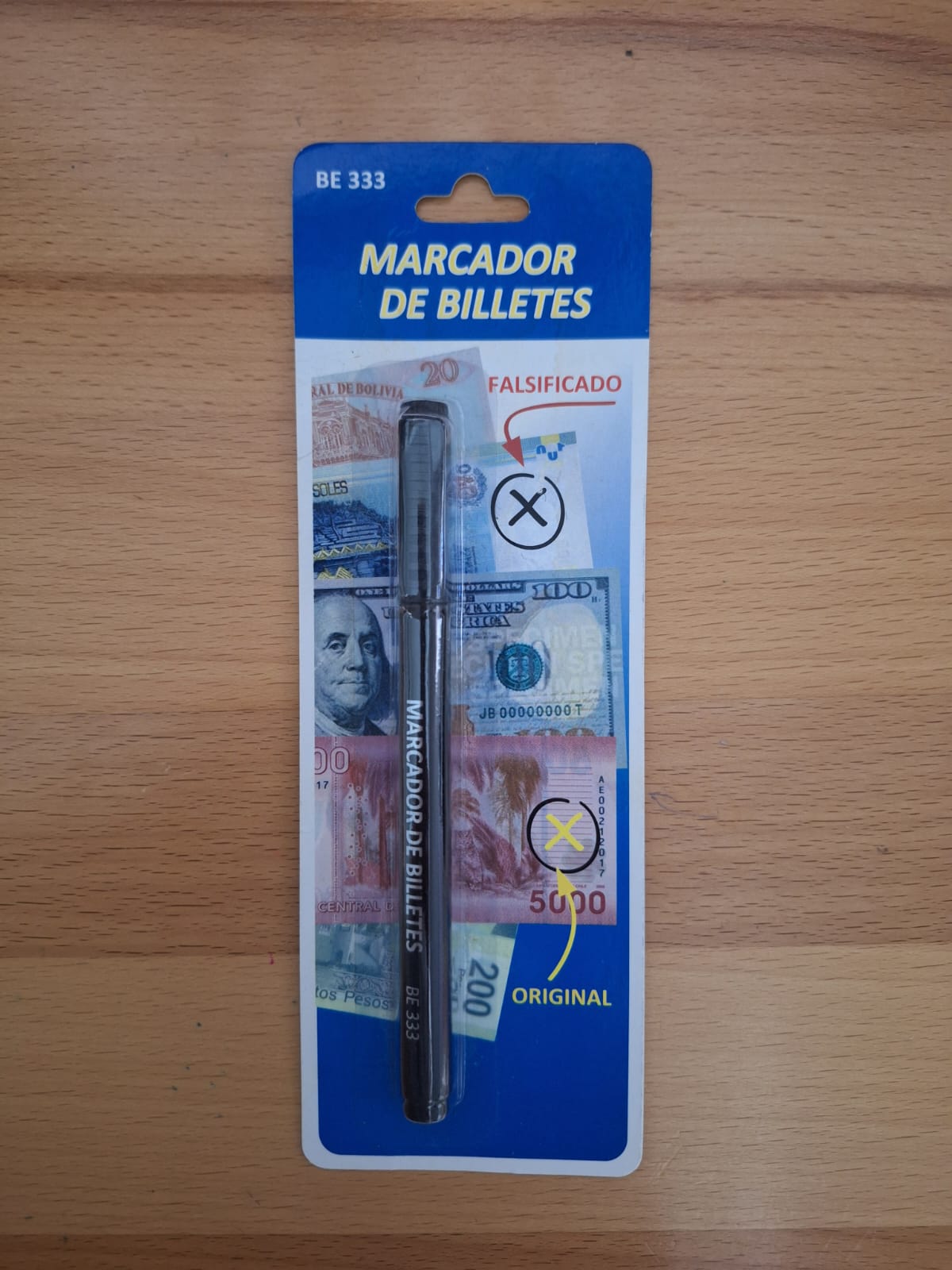 MARCADOR DE BILLETES