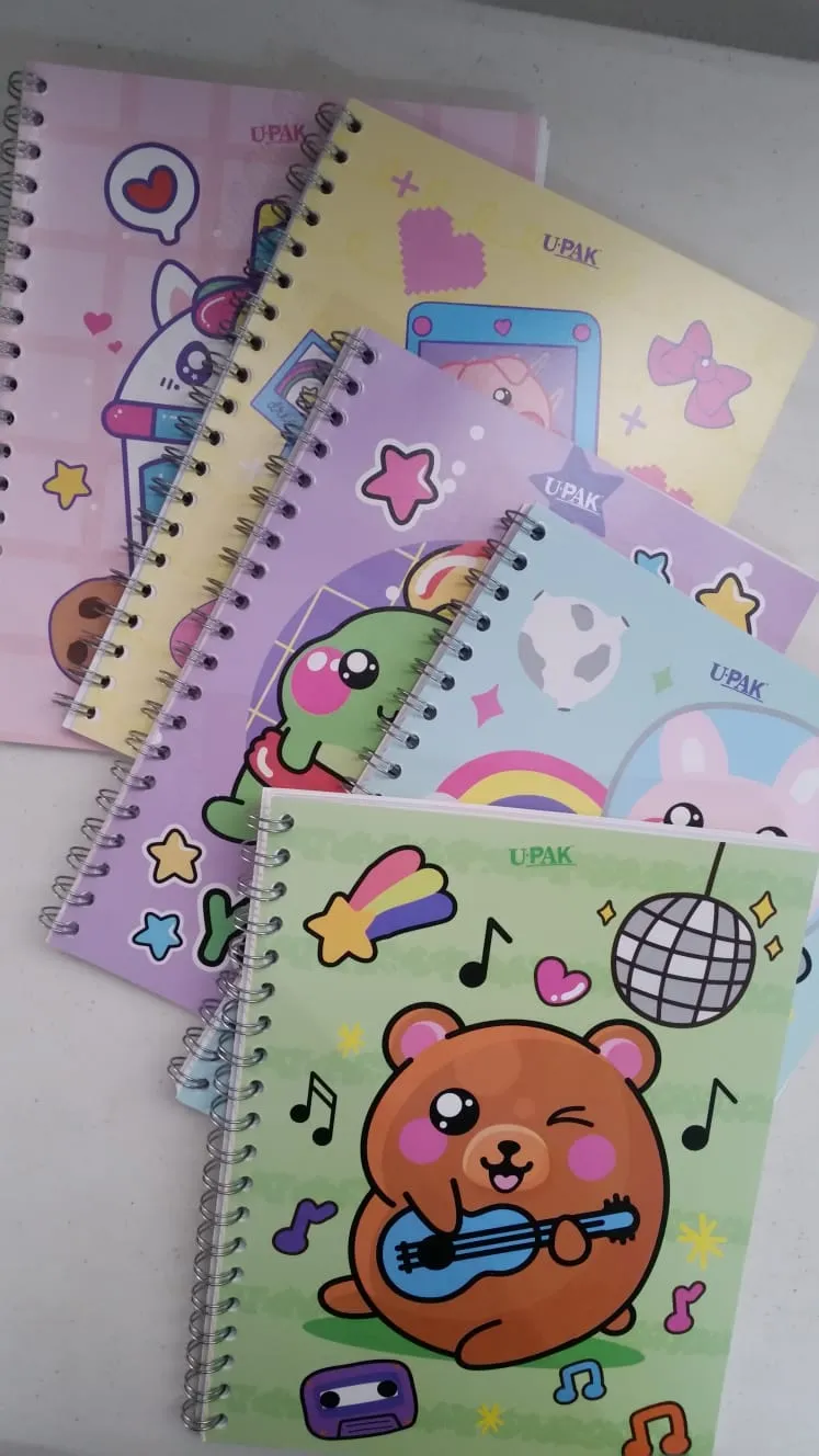 CUADERNO KAWAII CUADRO