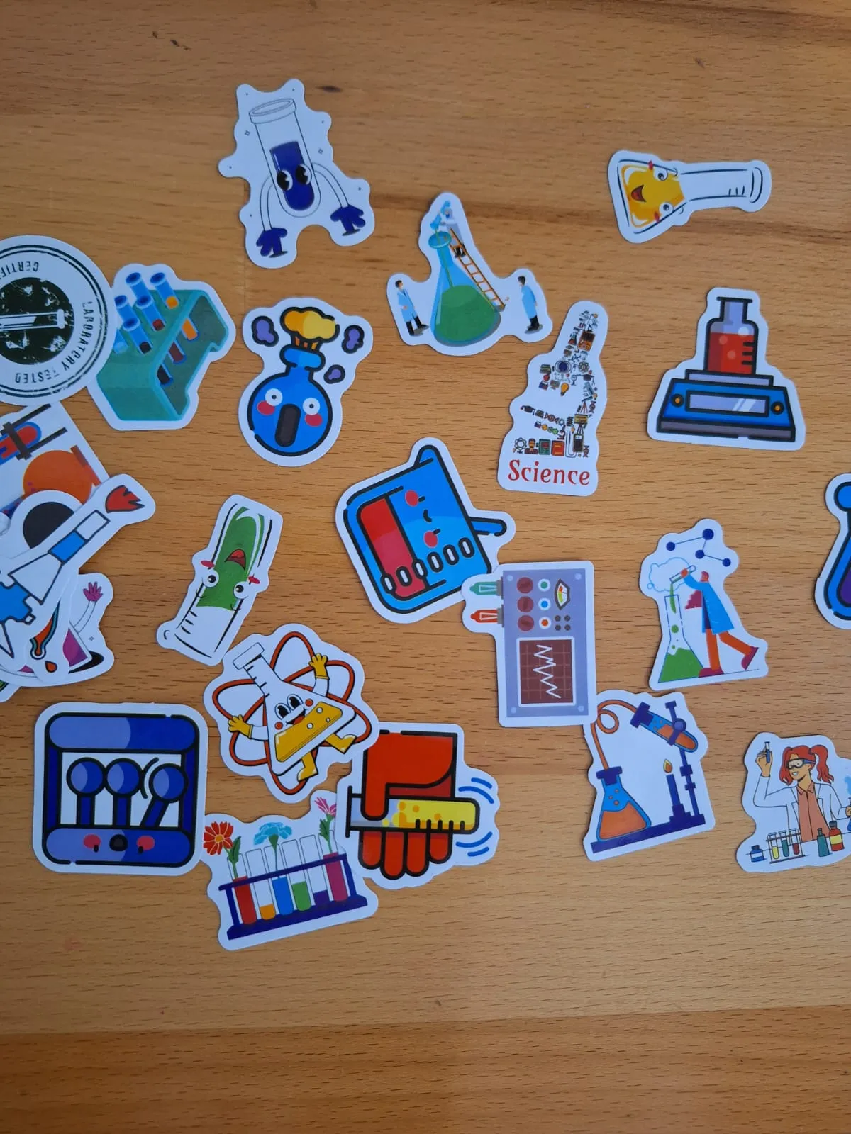 STICKERS LABORATORIO QUIMICA