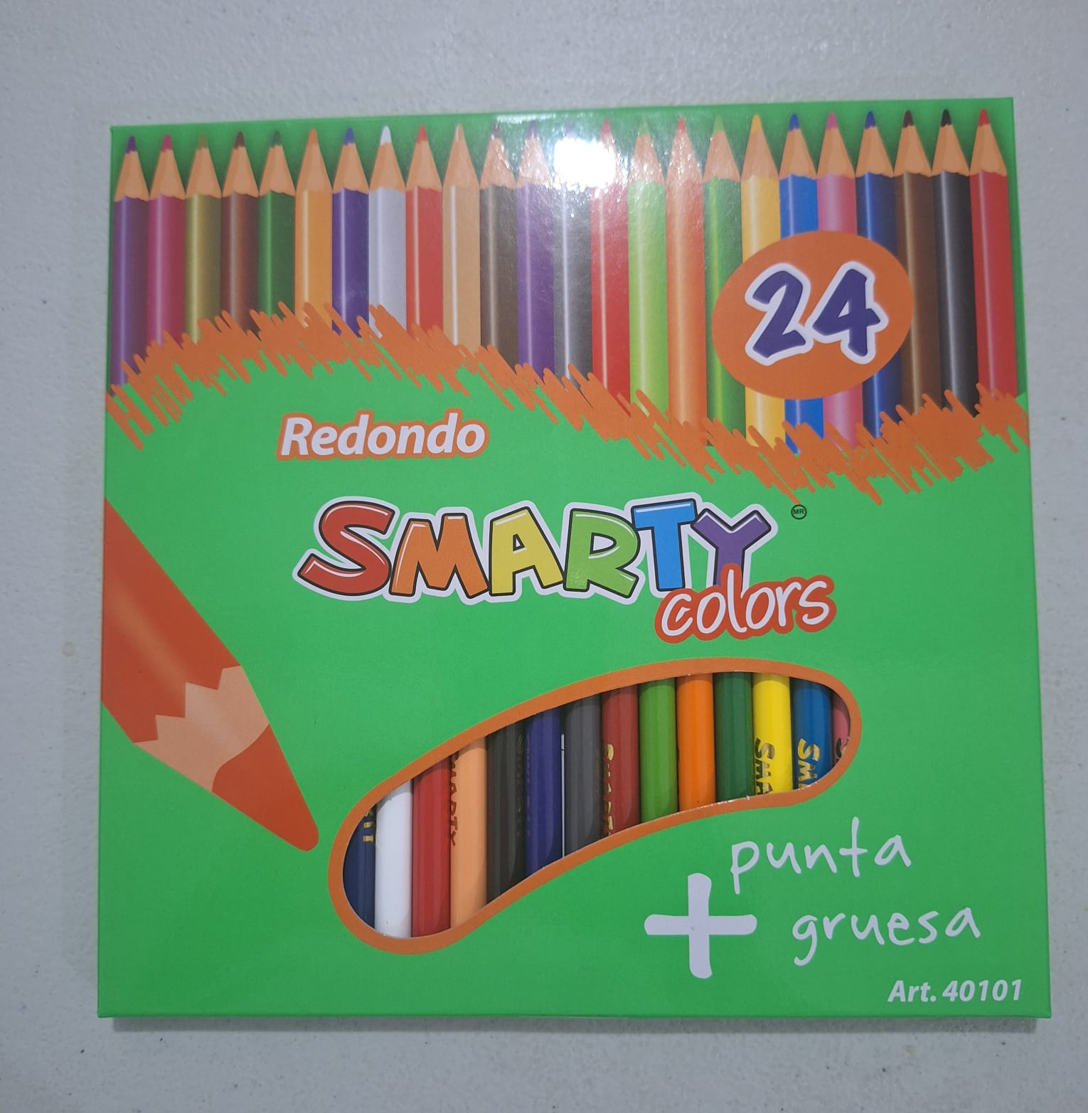 LAPICES DE COLOR SMARTY REDONDOS CON 24 PIEZAS