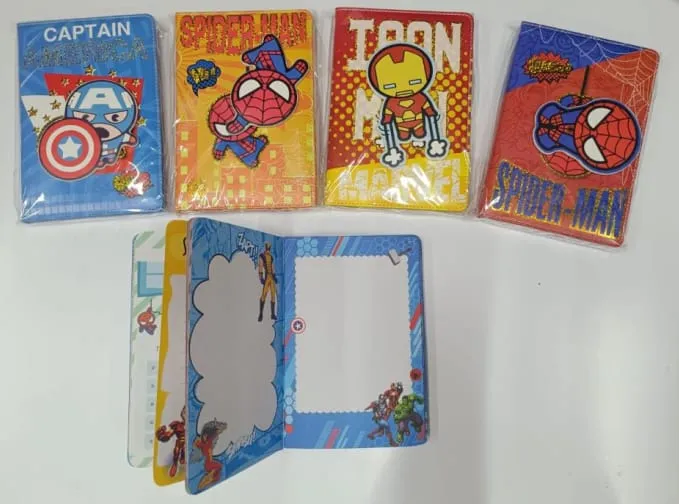 LIBRETA SUPER HEROES ACOLCHONADA GIRATORIA