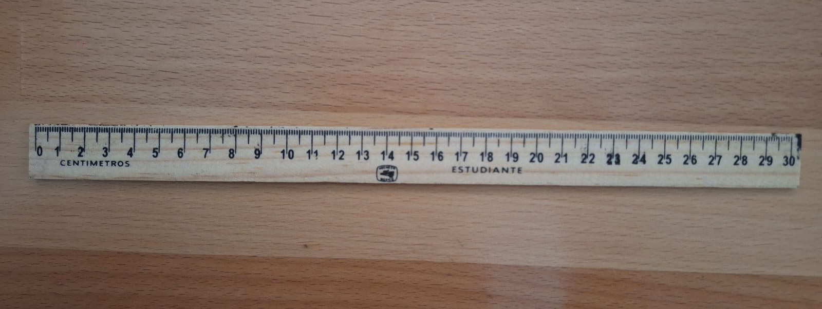 REGLA MADERA 30CM ANGOSTA 