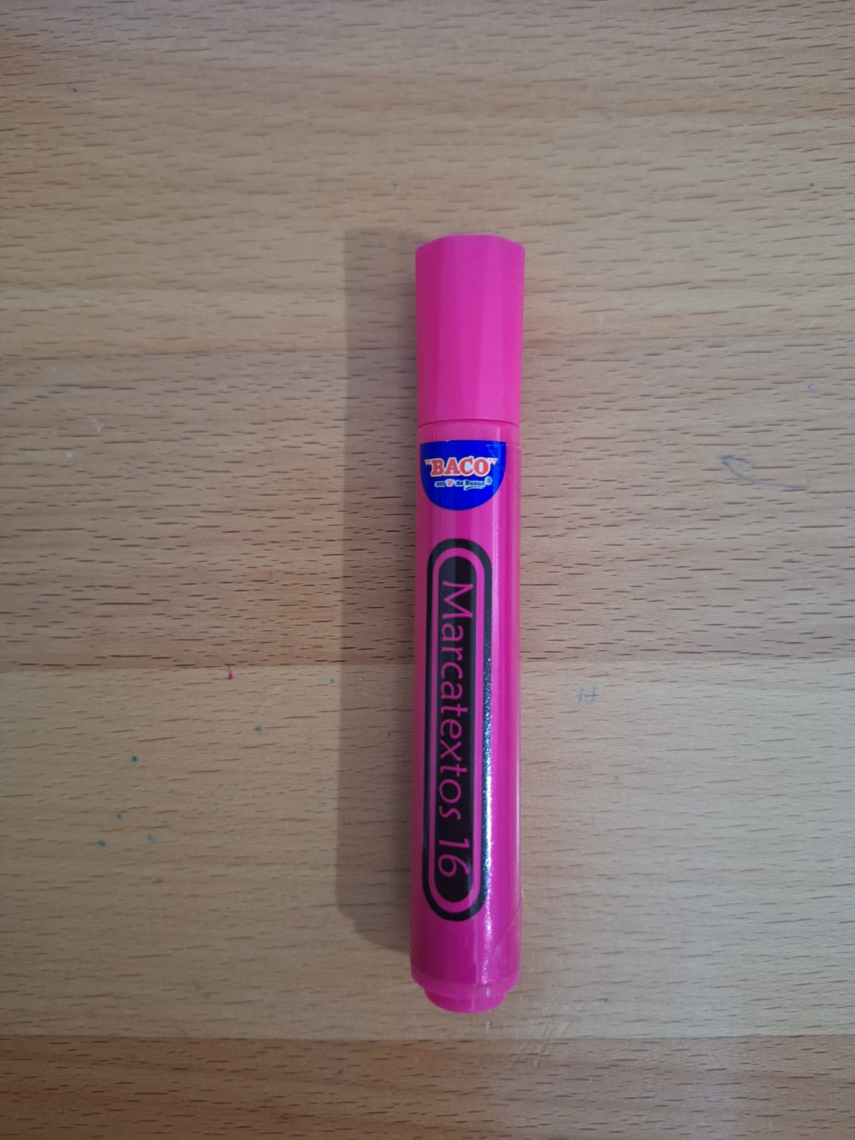 MARCATEXTO BACO GRUESO ROSA