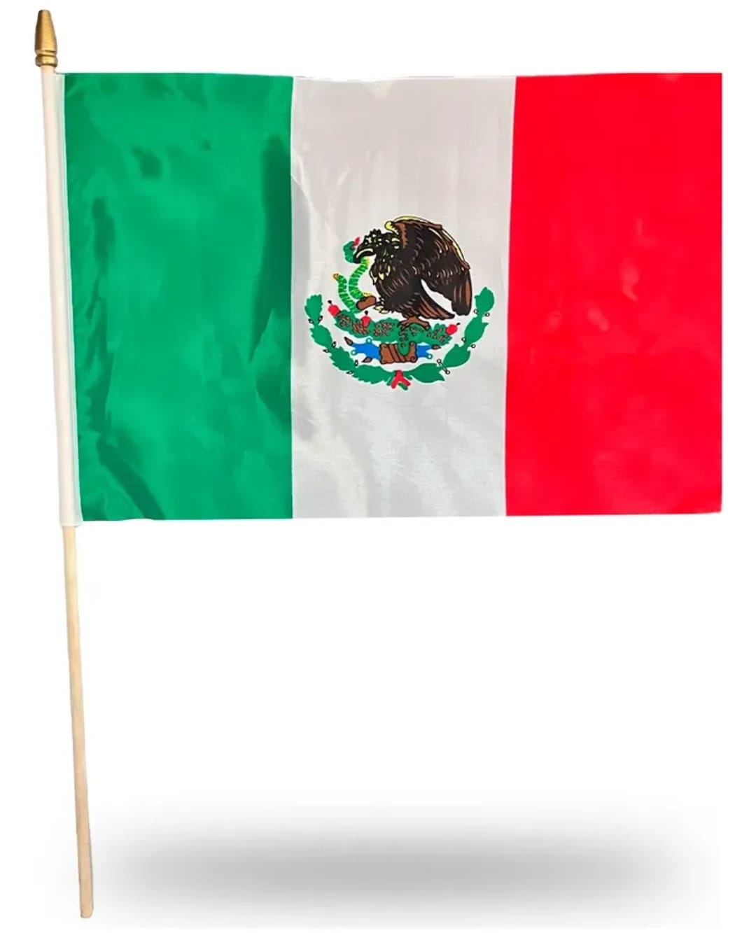 BANDERA MEXICO SATIN 45X30 CM