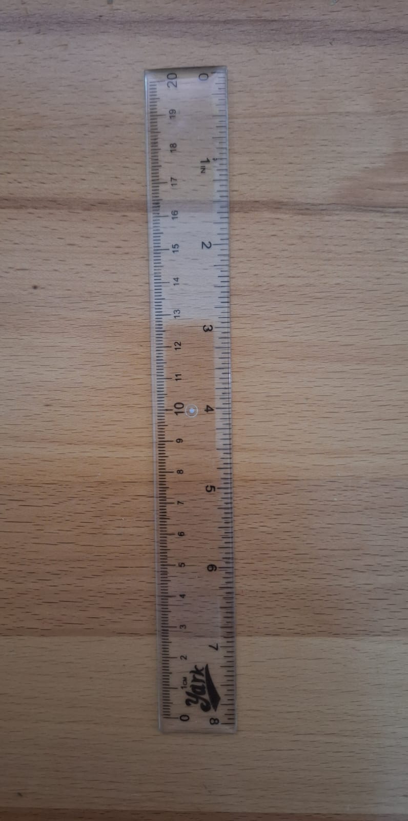 REGLA TRANSPARENTE 20CM