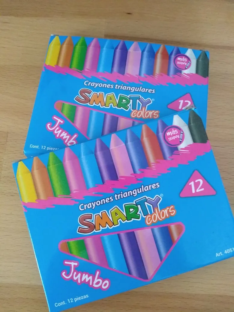 CRAYON TRIAN. 12 JUMBO 40516 3/6 SMARTY