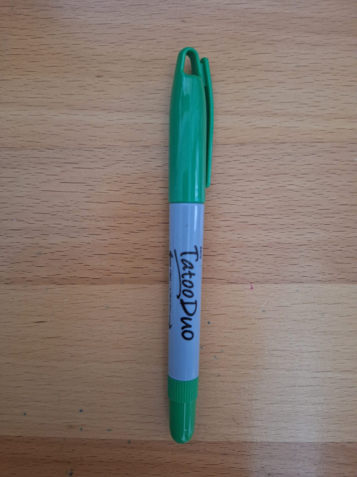MARCADOR PERMANENTE BACO TATOO DUO VERDE